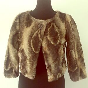 GB Women’s Faux Fur Crop Jacket